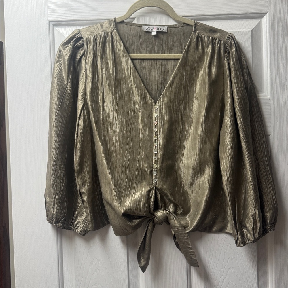 Joy Joy Gold Blouse